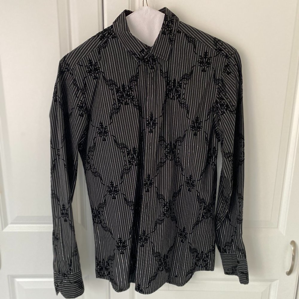 Inc Men's Dress Shirt with flocking